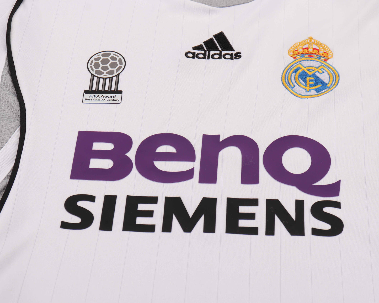 Kit Infantil Real Madrid Home Retrô 06/07 - Branco