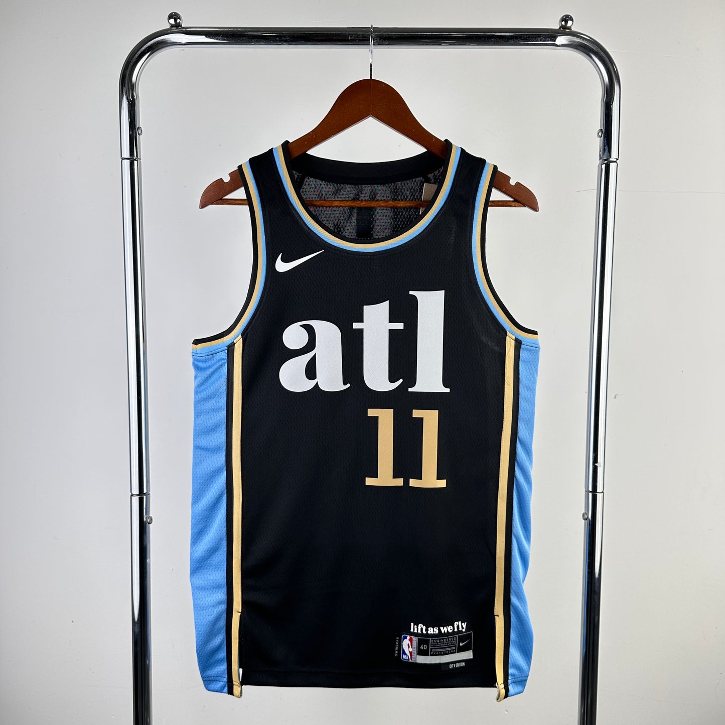 Regata Atlanta Hawks Masculina - Preta