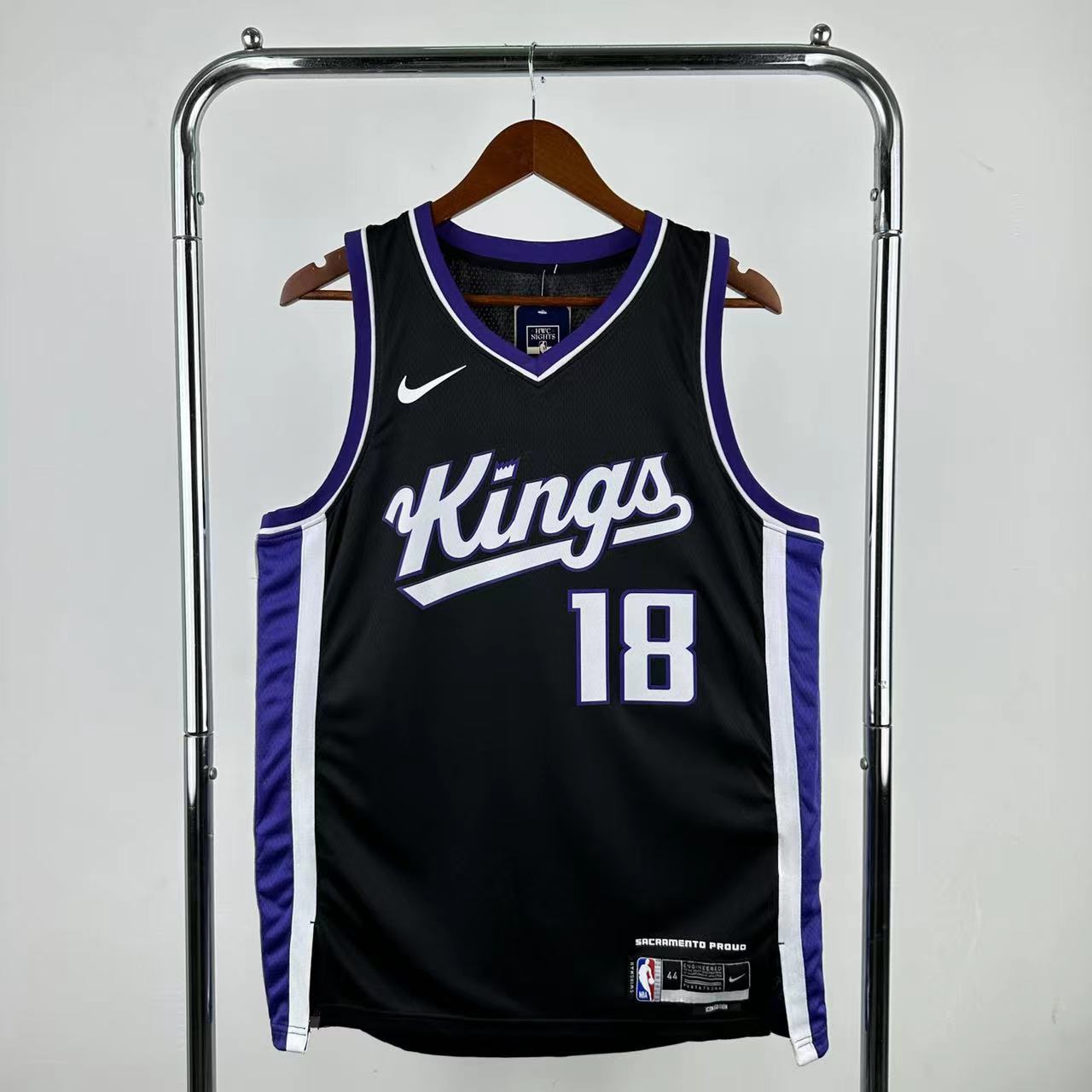 Regata Sacramento Kings Masculina - Preto