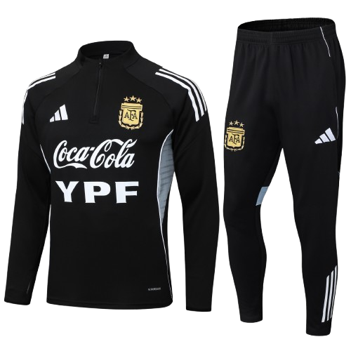 Kit Treino Infantil Agasalho + Calça Argentina - Preto