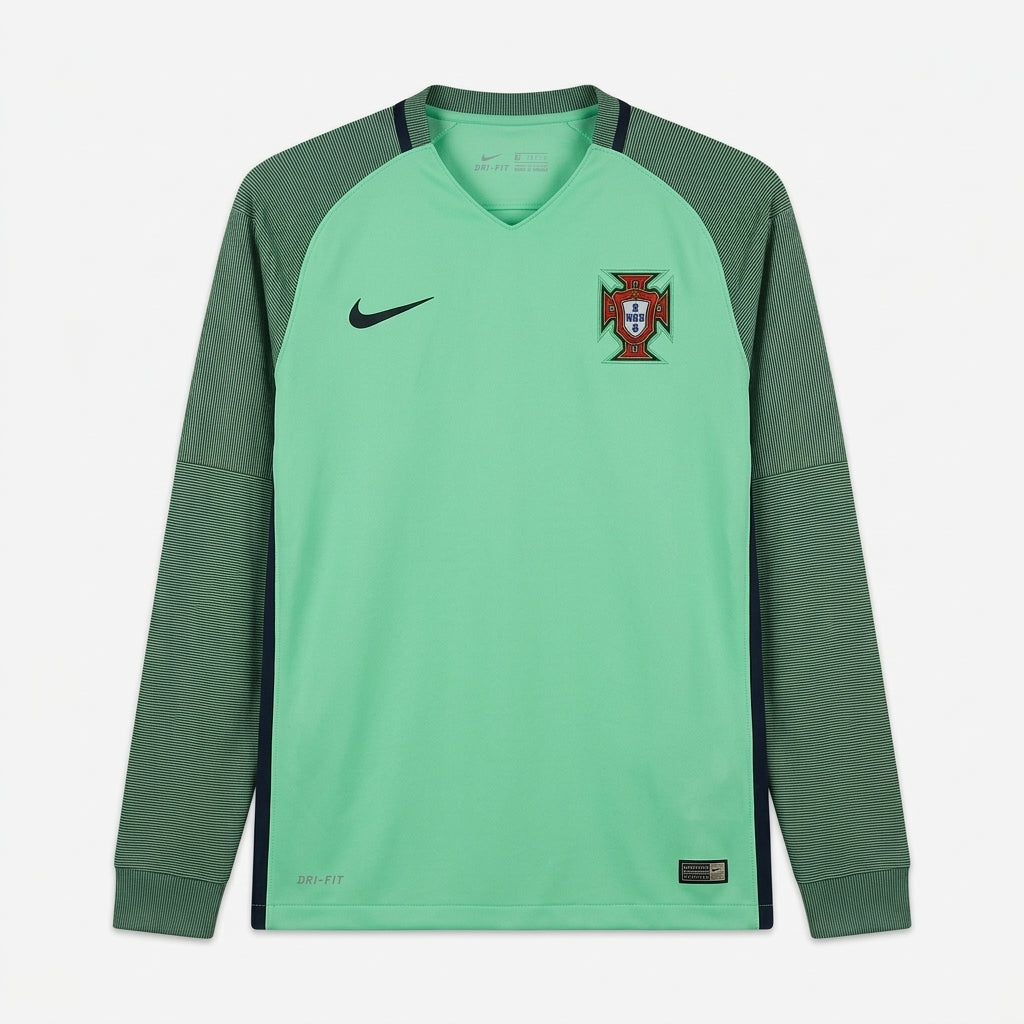 Portugal Away Retro 2016 Manga Longa Nike - Verde