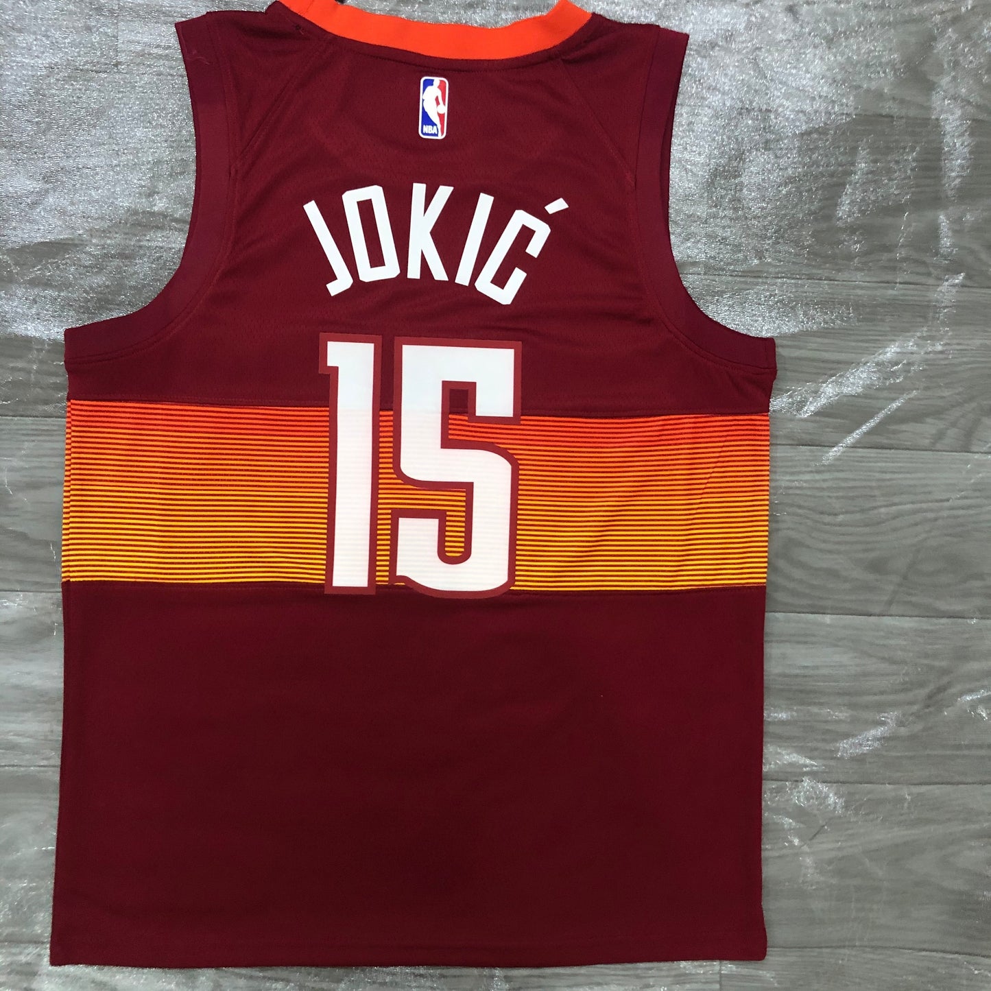 Regata Denver Nuggets Masculina - Vermelho e Laranja