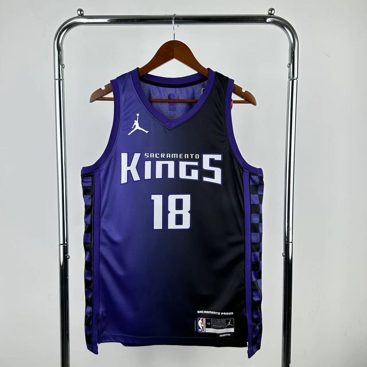 Regata Sacramento Kings Masculina - Roxa e Preto