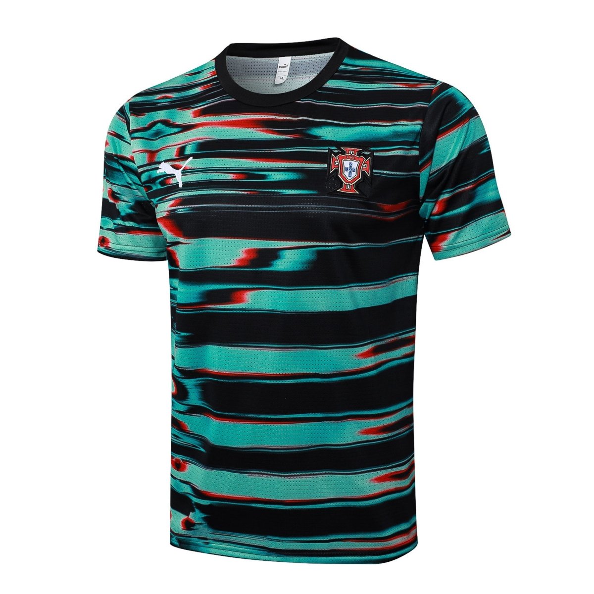 Kit de Treino Adulto Portugal 25/26 Short e Camisa - Verde e Preto