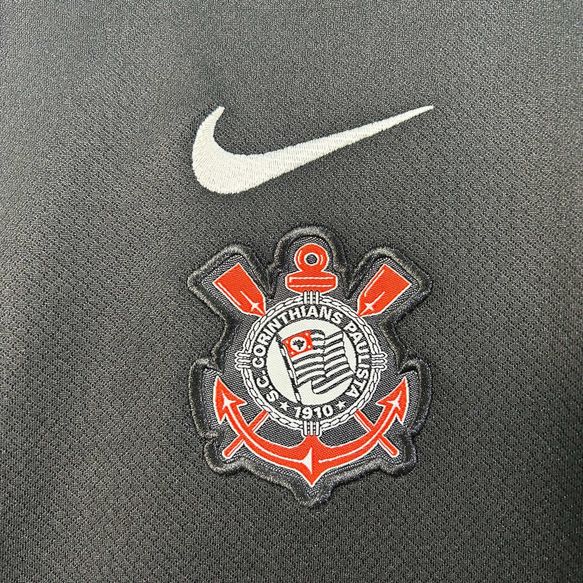 Kit Infantil Corinthians Away 25/26  - Preto e Branco