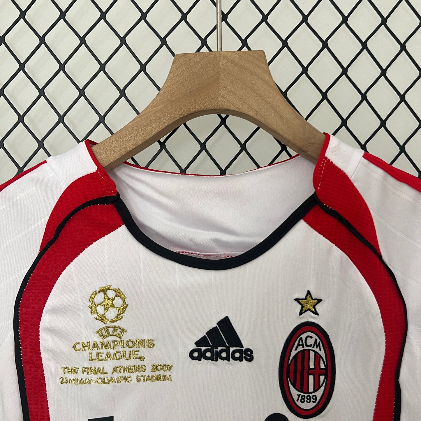 Kit Infantil Milan Away Retrô 2007 - Branco