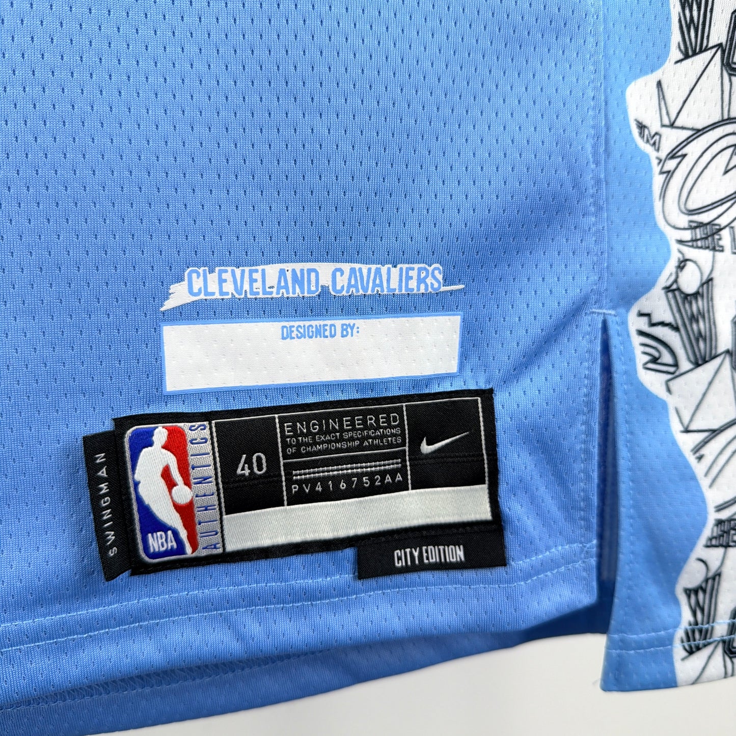 Regata Cleveland Cavaliers Masculina - Azul Claro