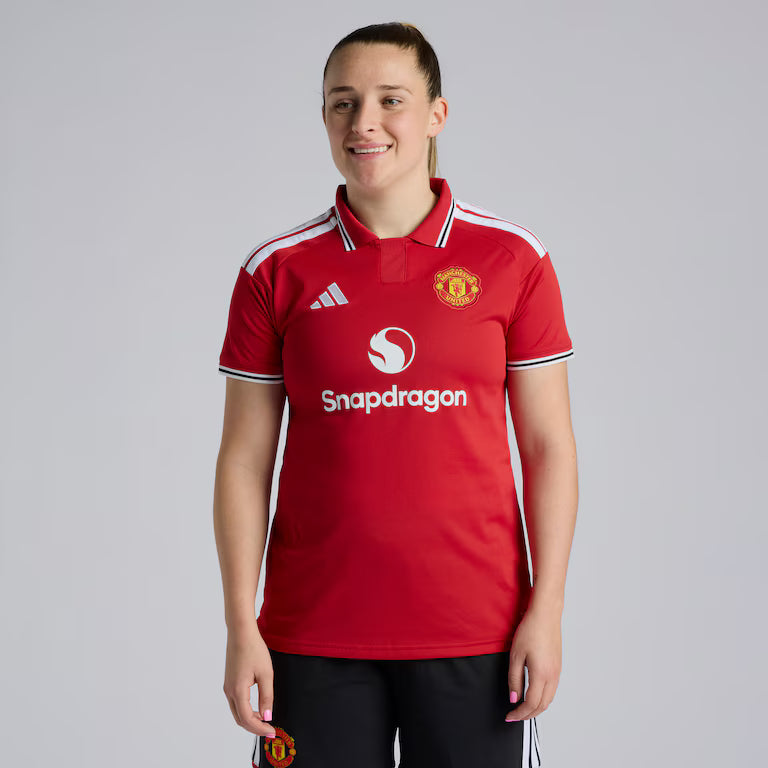 Manchester United Home 26/27 Feminina Adidas - Vermelho