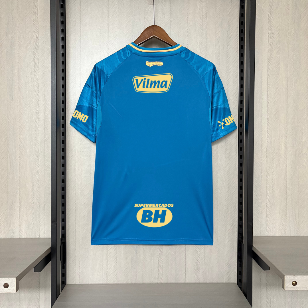 Cruzeiro Third 25/26 Torcedor Com Patrocínios Adidas - Azul