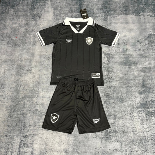 Kit Infantil Botafogo Away 25/26 Reebok  - Preta