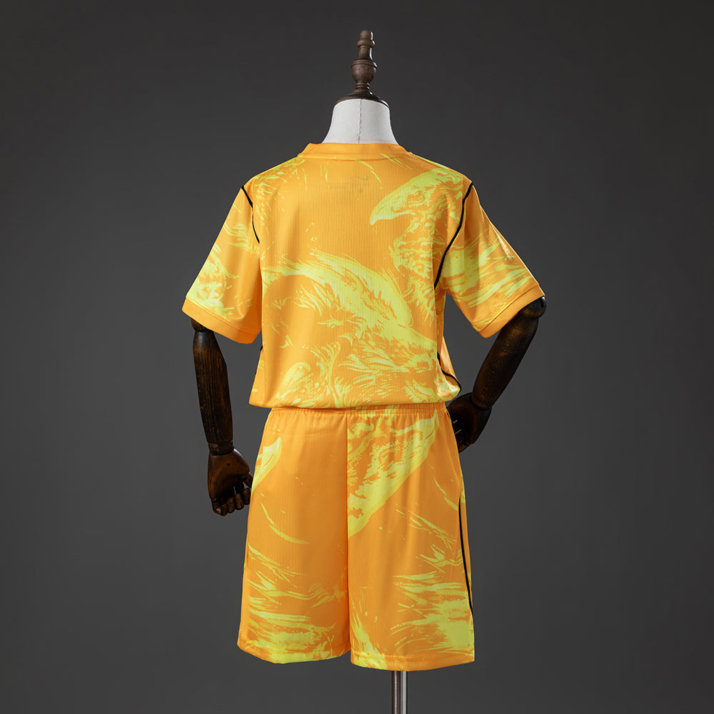 Kit Infantil Inglaterra Goleiro 26/27 - Amarelo