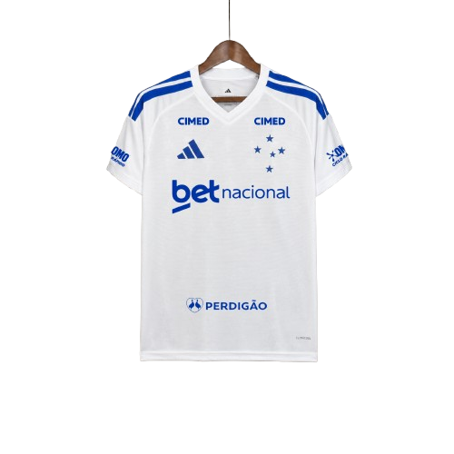 Cruzeiro Away 26/27 Torcedor Com Patrocínios Adidas - Branco