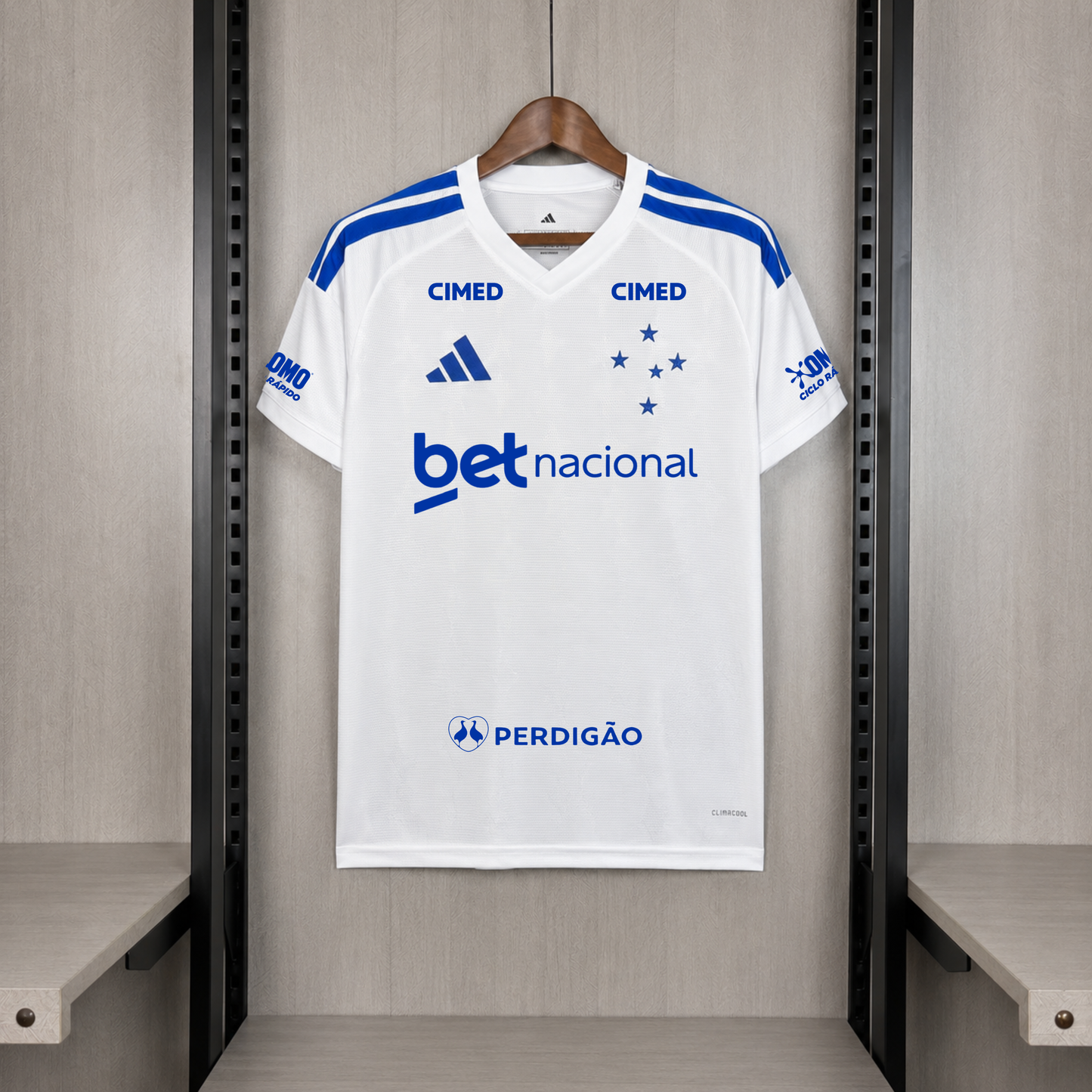 Cruzeiro Away 26/27 Torcedor Com Patrocínios Adidas - Branco