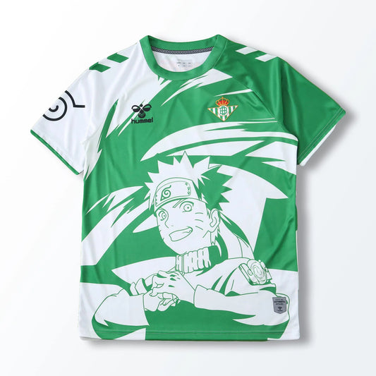 Real Betis Edição Naruto 24/25 Torcedor Hummel - Verde e Branco