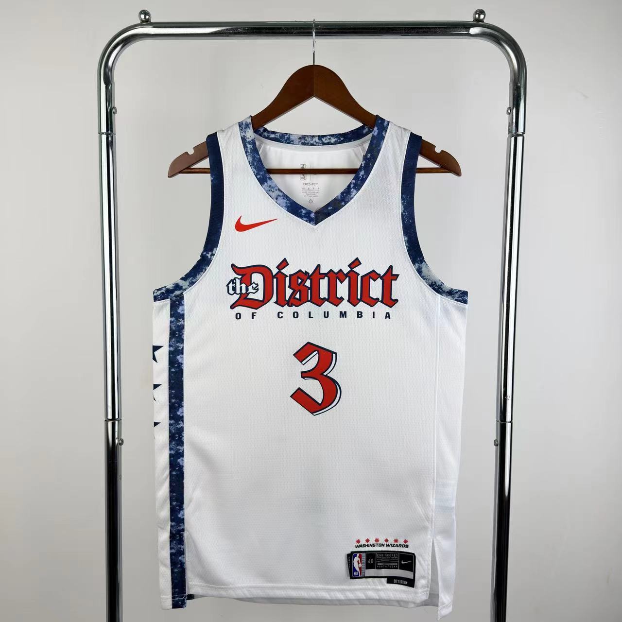 Regata Washington Wizards Masculina - Branca