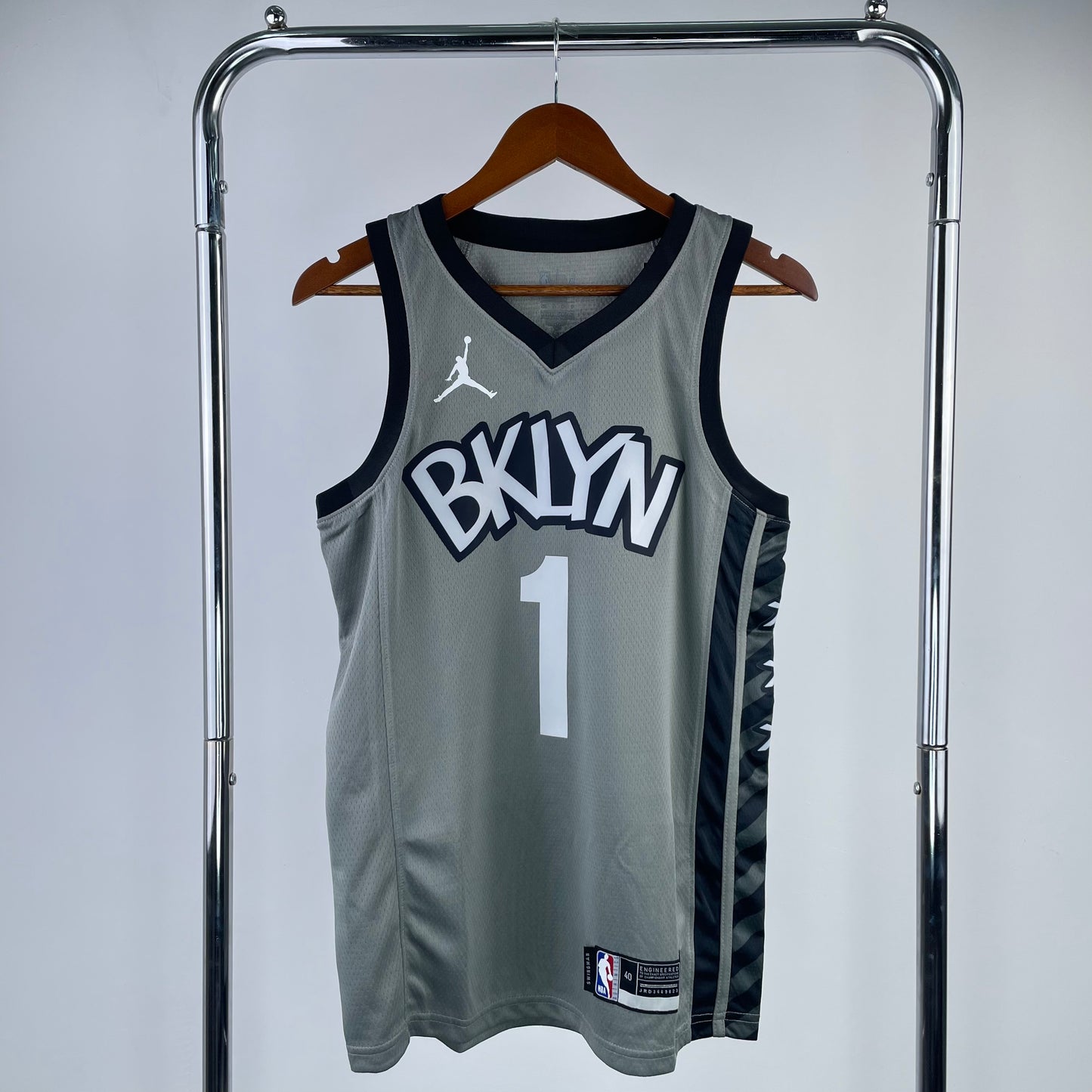 Regata Brooklyn Nets Masculina - Cinza
