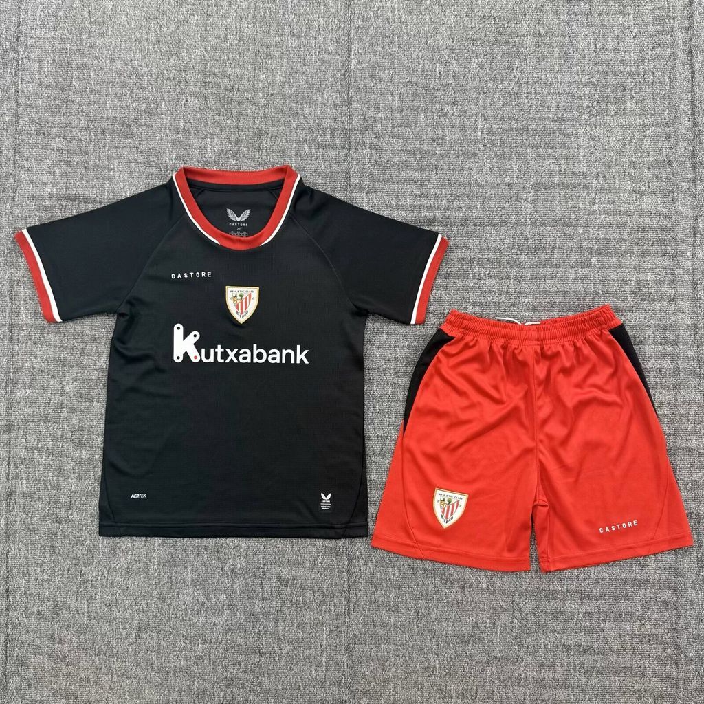 Kit Infantil Athletic Bilbao Away 26/27  - Preto