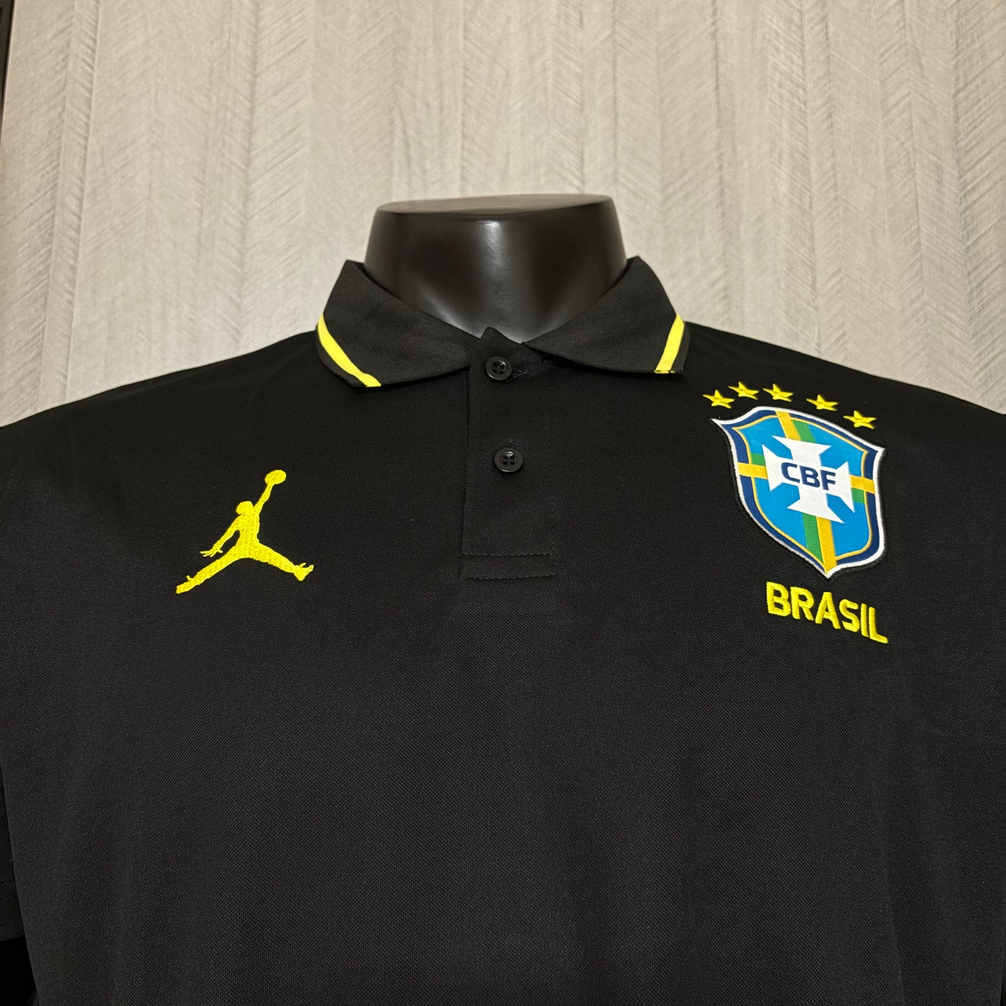 Brasil Polo 26/27 Torcedor Jordan Masculina - Preta