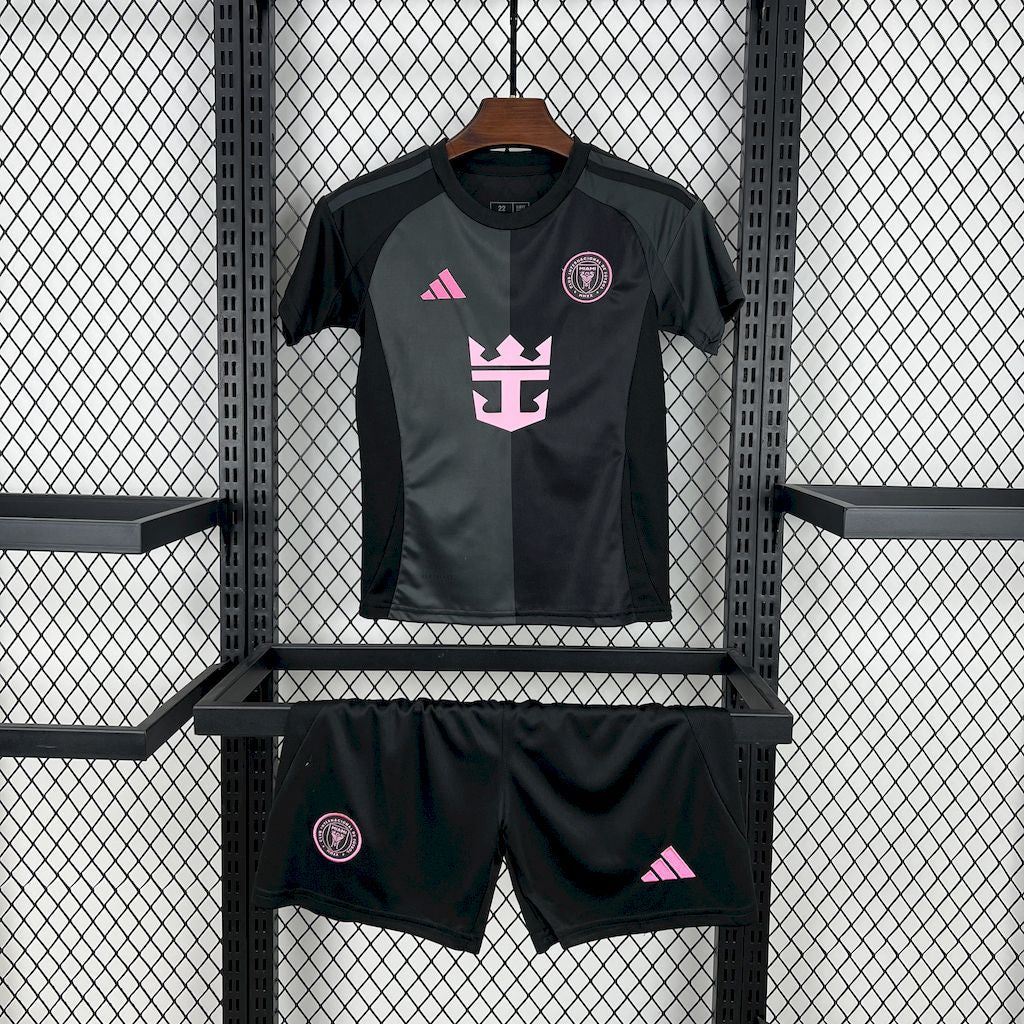 Kit Infantil Inter Miami Away 25/26 - Preto