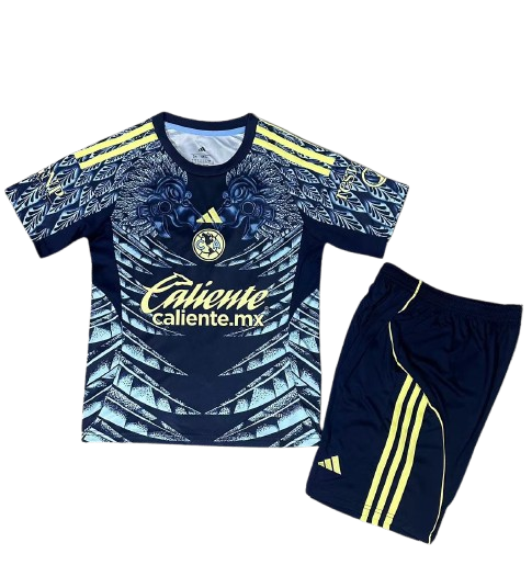 Kit Infantil America do México Away 25/26 - Azul