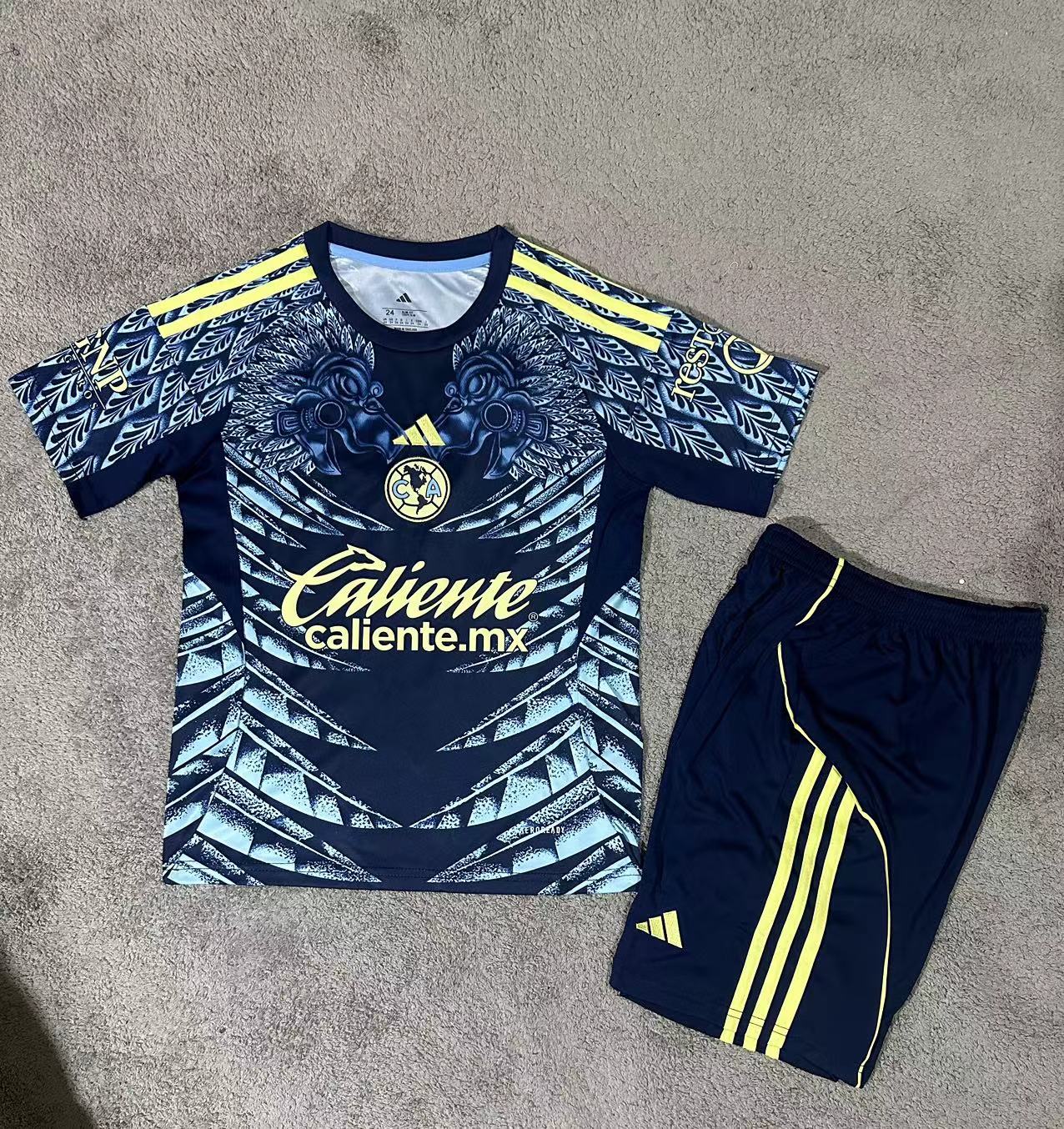 Kit Infantil America do México Away 25/26 - Azul