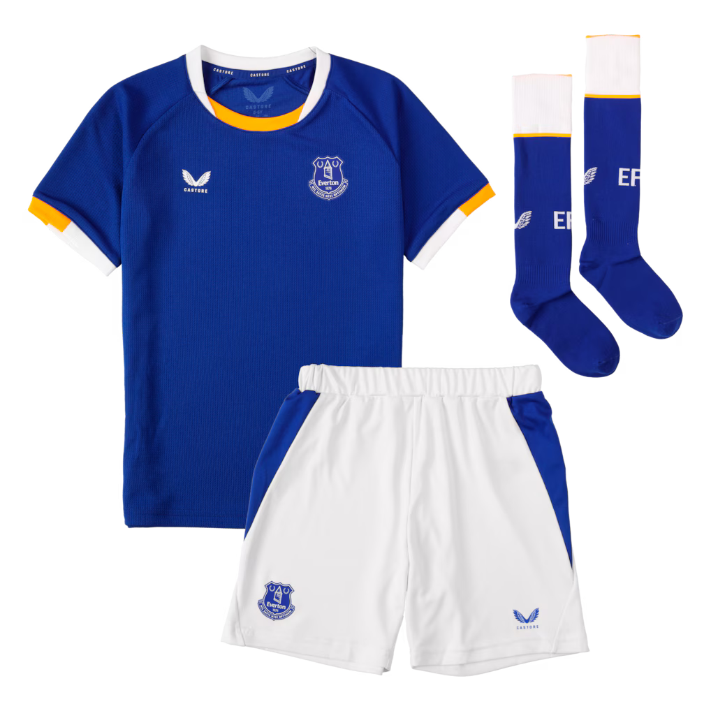 Kit Infantil Everton Home 26/27 Castore - Azul