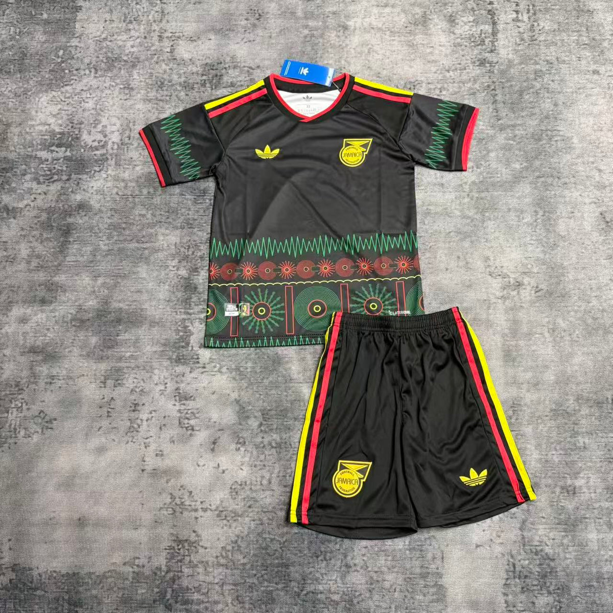Kit Infantil Jamaica Away 26/27 - Preta