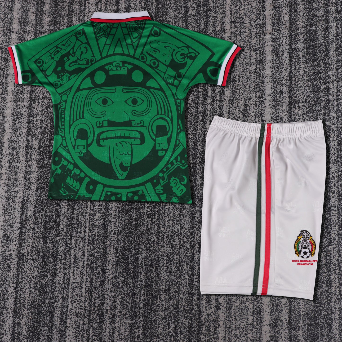 Kit Infantil México Home Retro 1998 - Verde