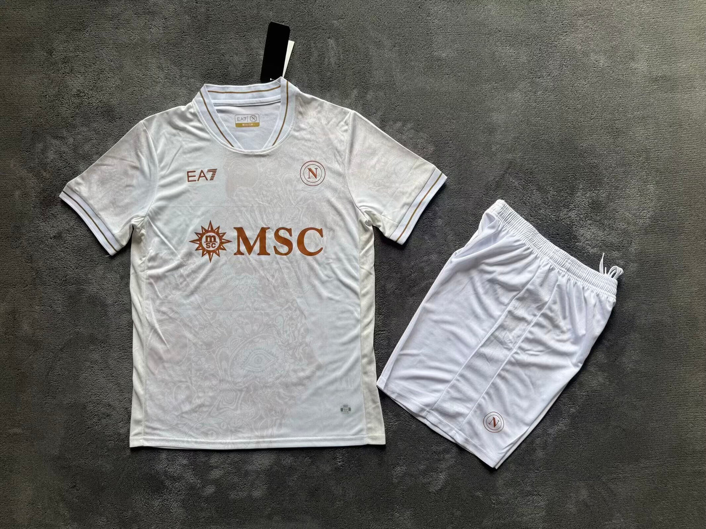 Kit Infantil Napoli Away 25/26 - Branco