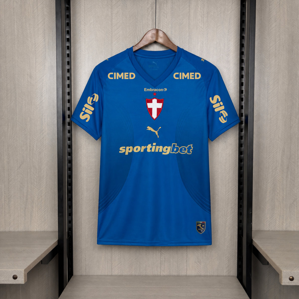 Palmeiras Third 26/27 Torcedor Com Patrocínios Puma - Azul