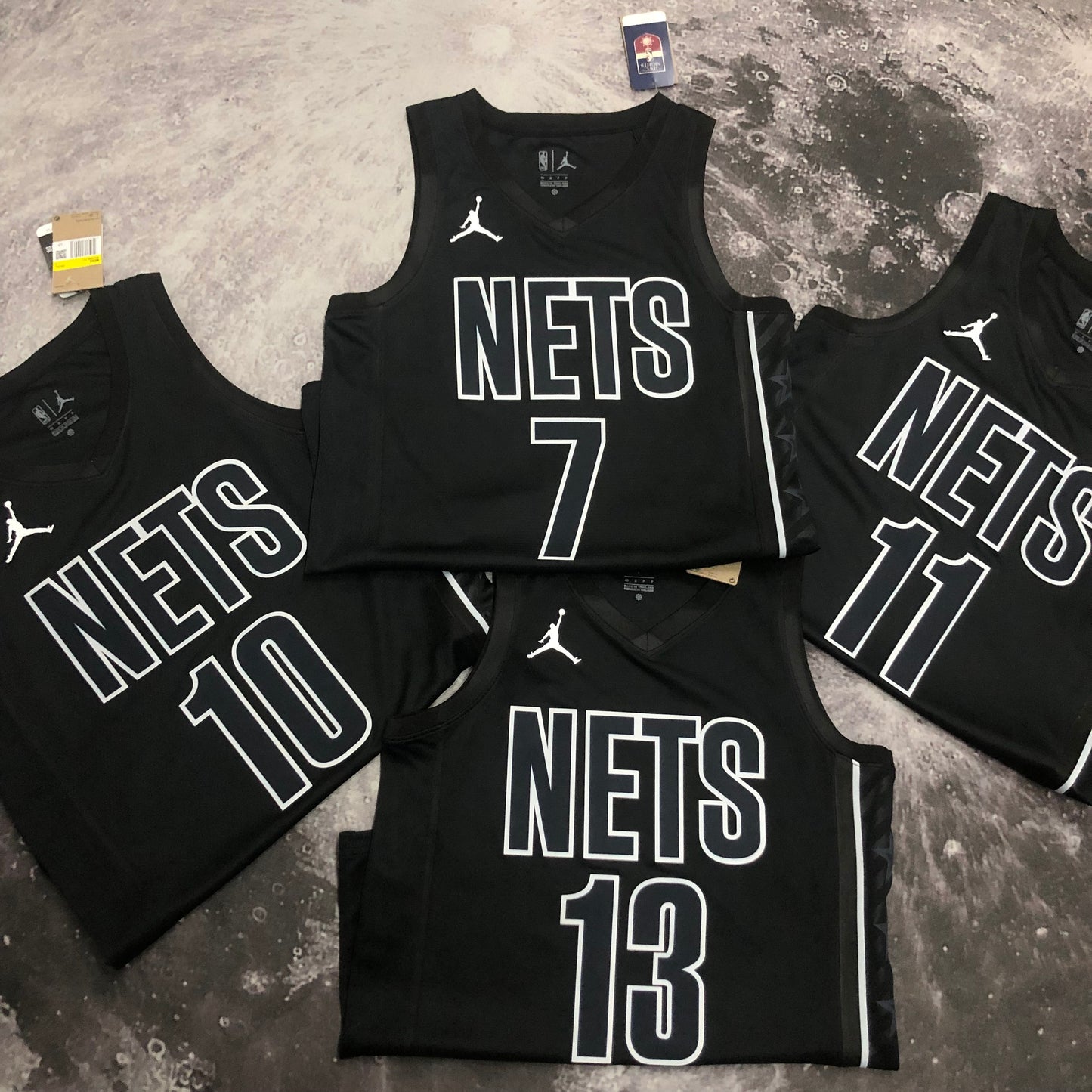 Regata Brooklyn Nets Masculina - Preto