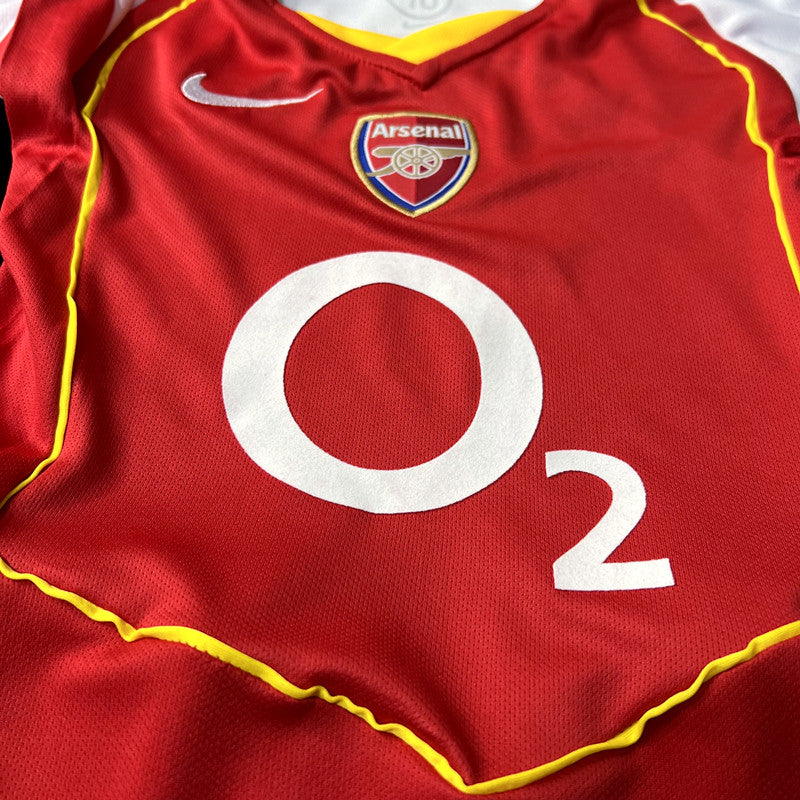 Kit Infantil Arsenal Home Retrô 02/03 - Vermelho