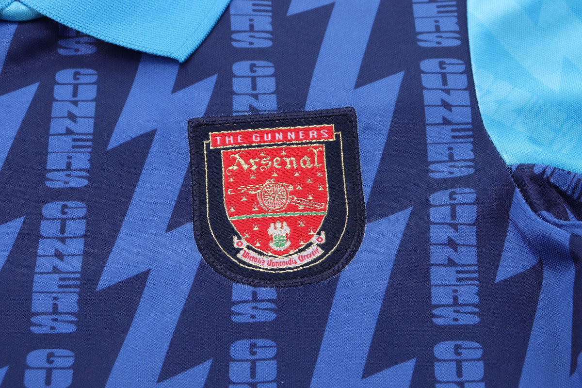 Kit Infantil Arsenal Away Retrô 94/95 Nike - Azul