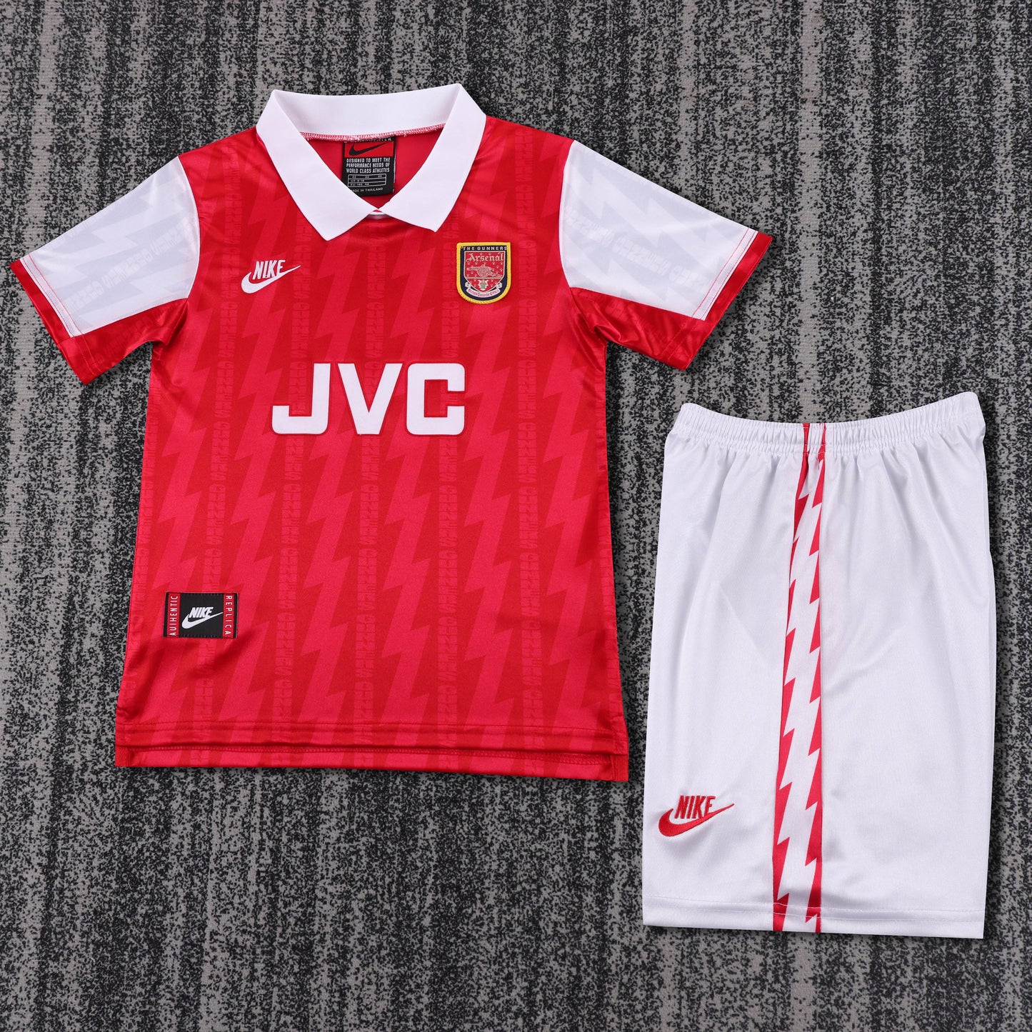 Kit Infantil Arsenal Home Retrô 93/94 - Vermelho