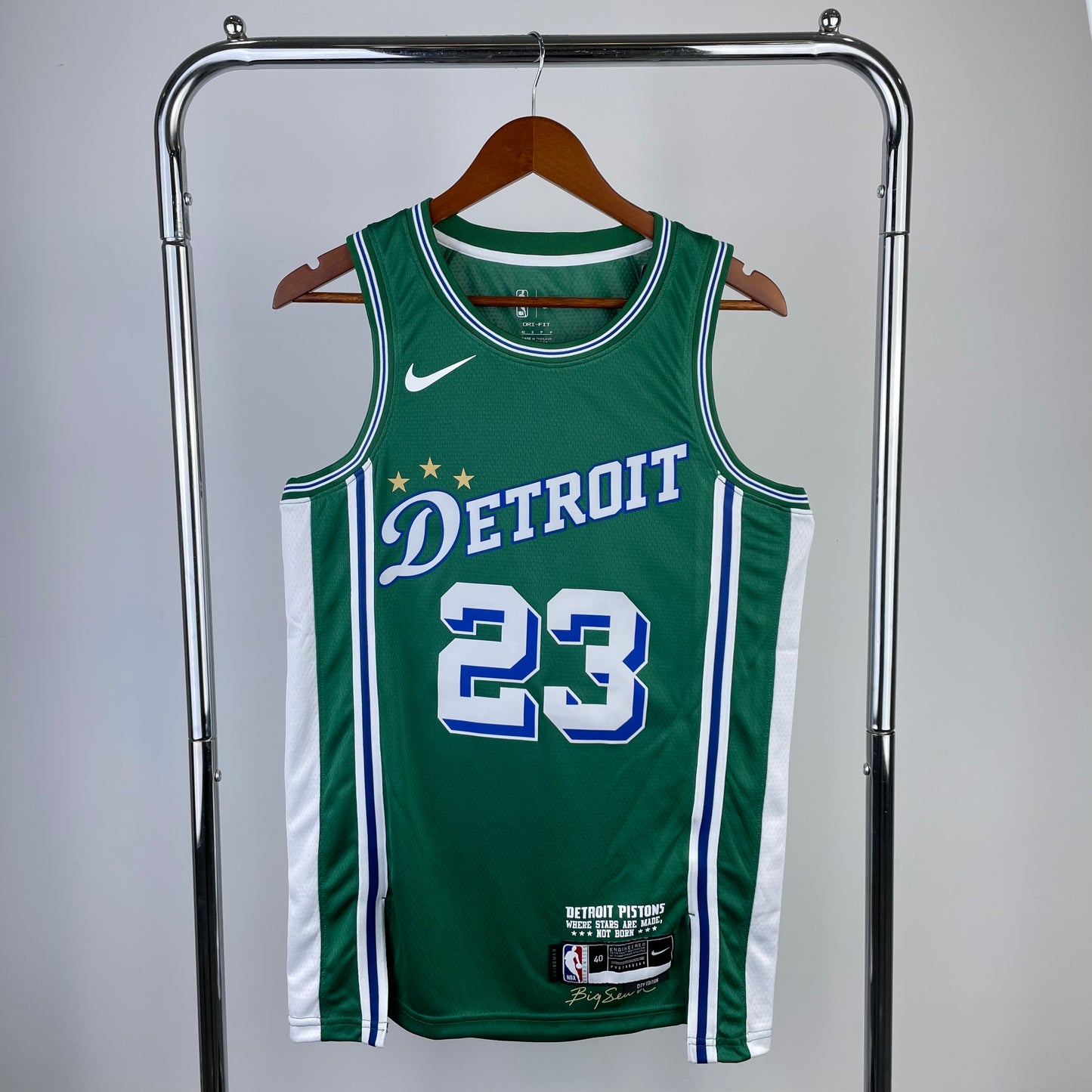 Regata Detroit Pistons Masculina - Verde
