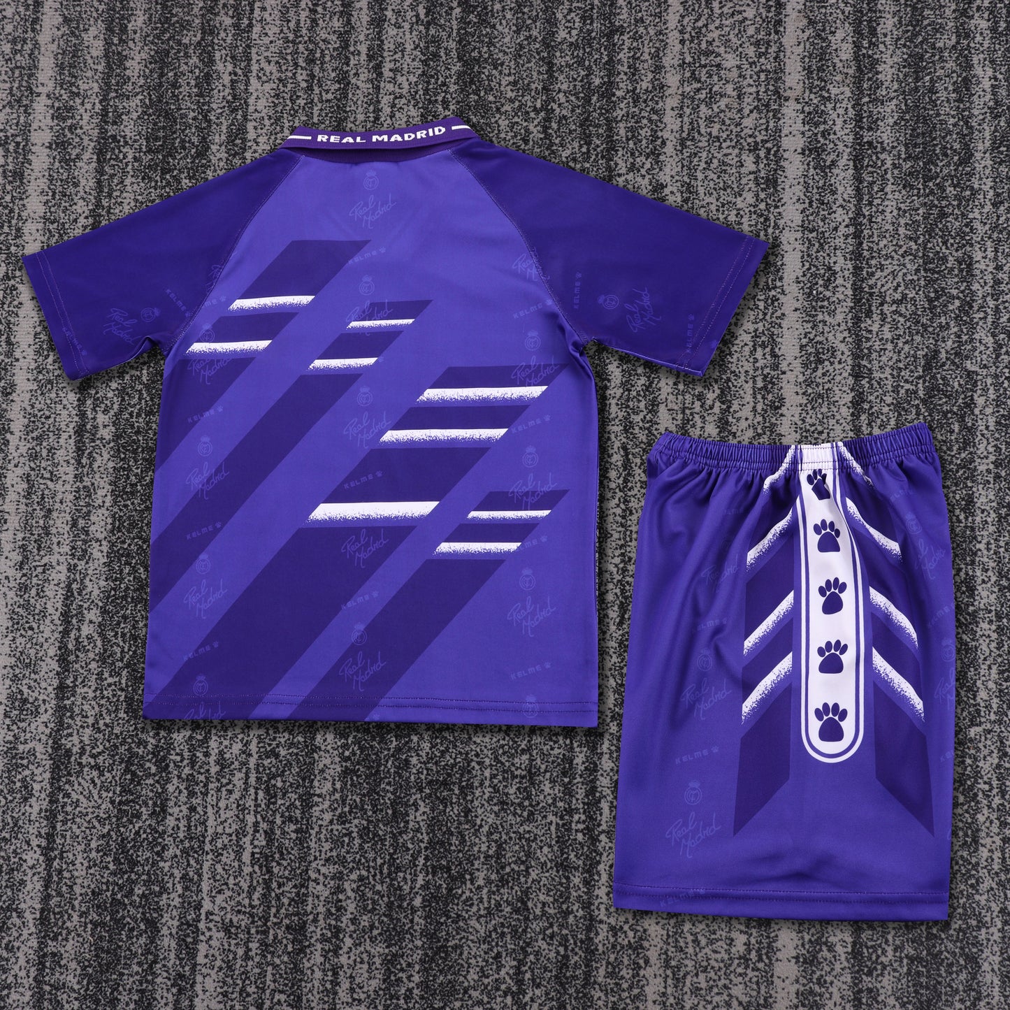 Kit Infantil Real Madrid Away Retrô 94/95 Kelme - Azul