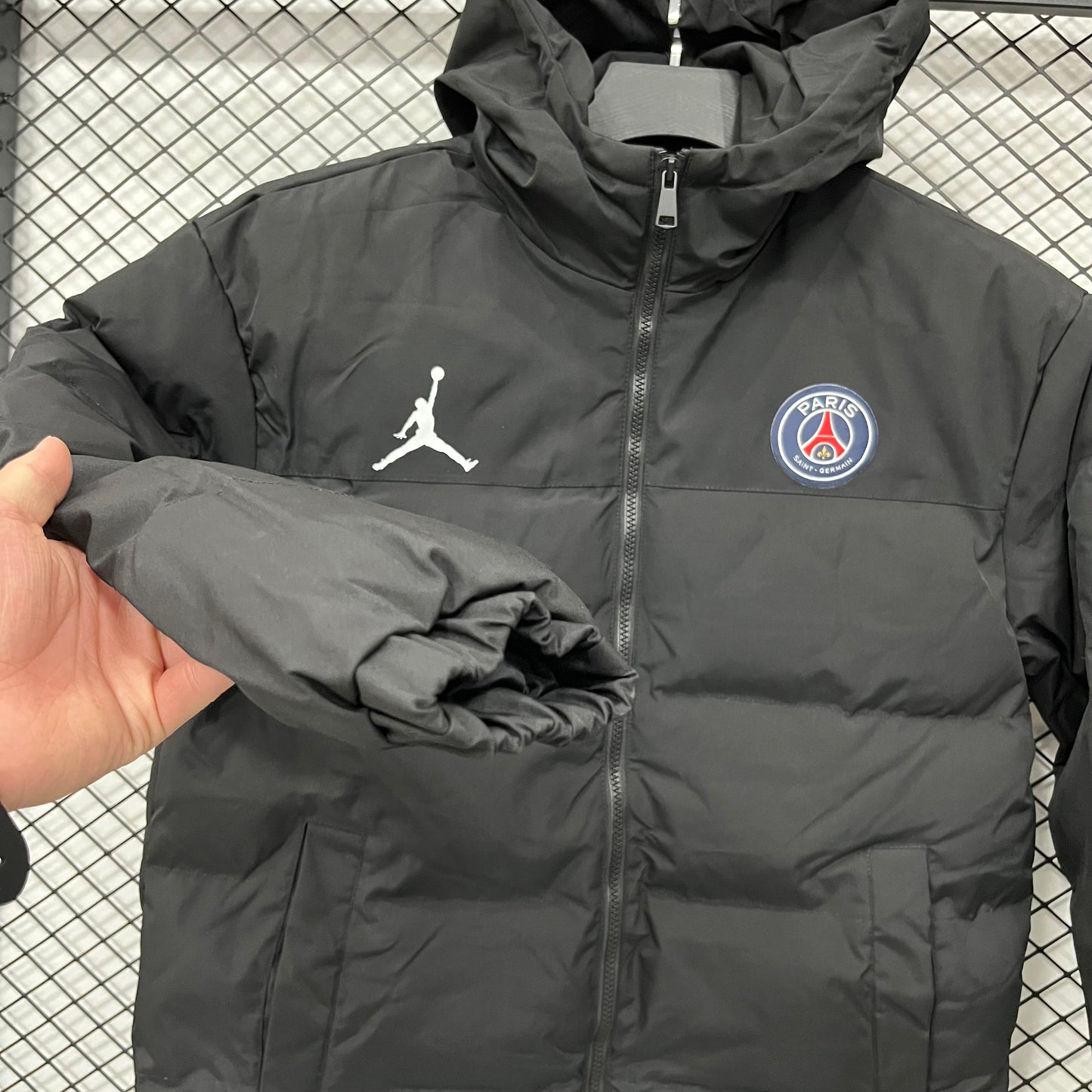 Jaqueta PSG Jordan - Preta