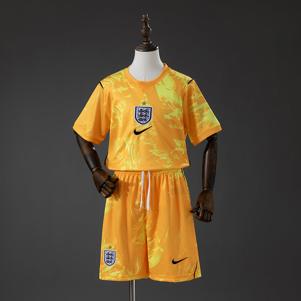 Kit Infantil Inglaterra Goleiro 26/27 - Amarelo