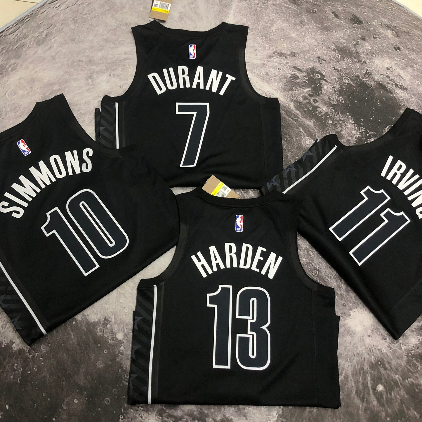 Regata Brooklyn Nets Masculina - Preto