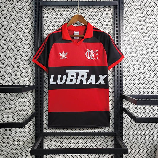 Flamengo Retro Home 1987 Adidas Masculino - Vermelho e Preto
