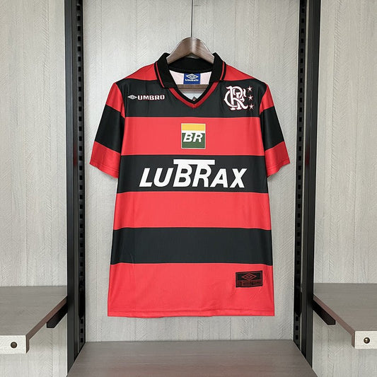 Flamengo Home Retro 1995 Masculino Umbro - Vermelho e Preto