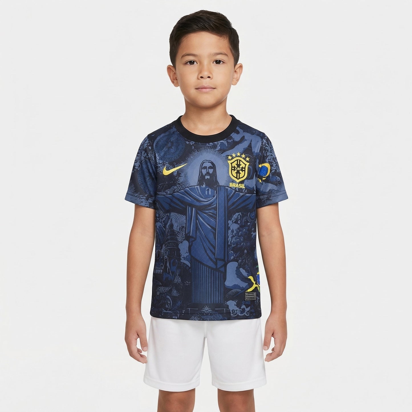 Kit Infantil Brasil Edição Especial 24/25 - Cinza