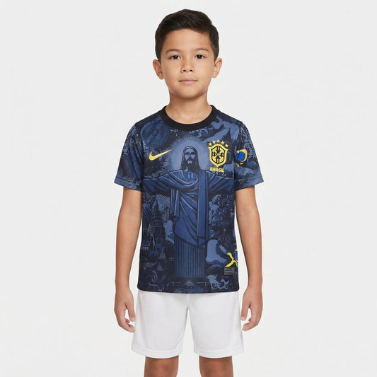 Kit Infantil Brasil Edição Especial 24/25 - Cinza