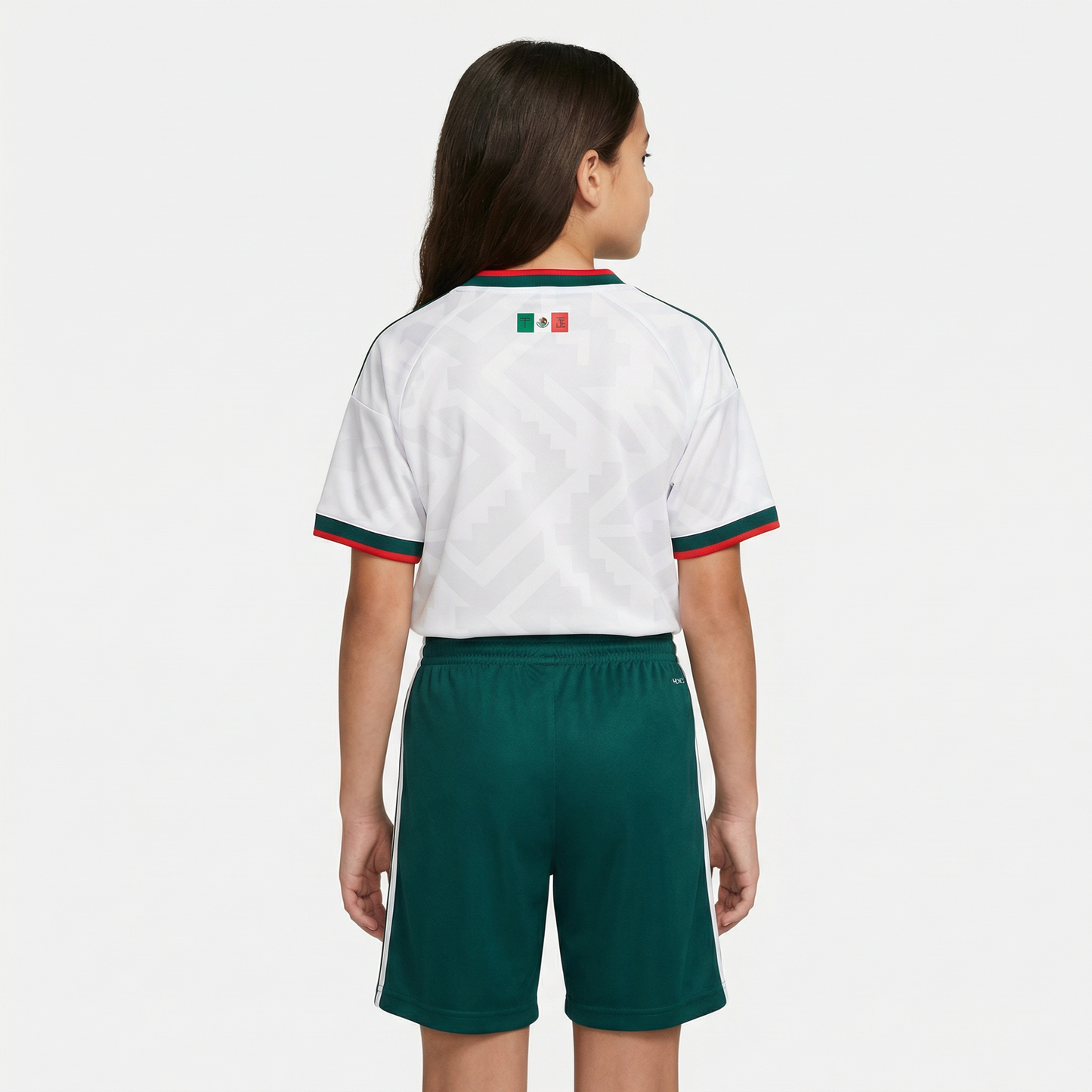 Kit Infantil México Away 26/27 Feminino - Branca