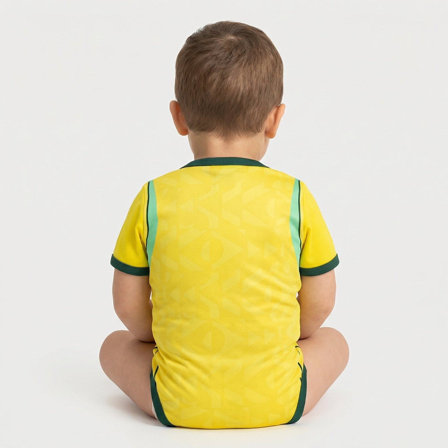Body Bebê Infantil Brasil Home 26/27  - Amarelo