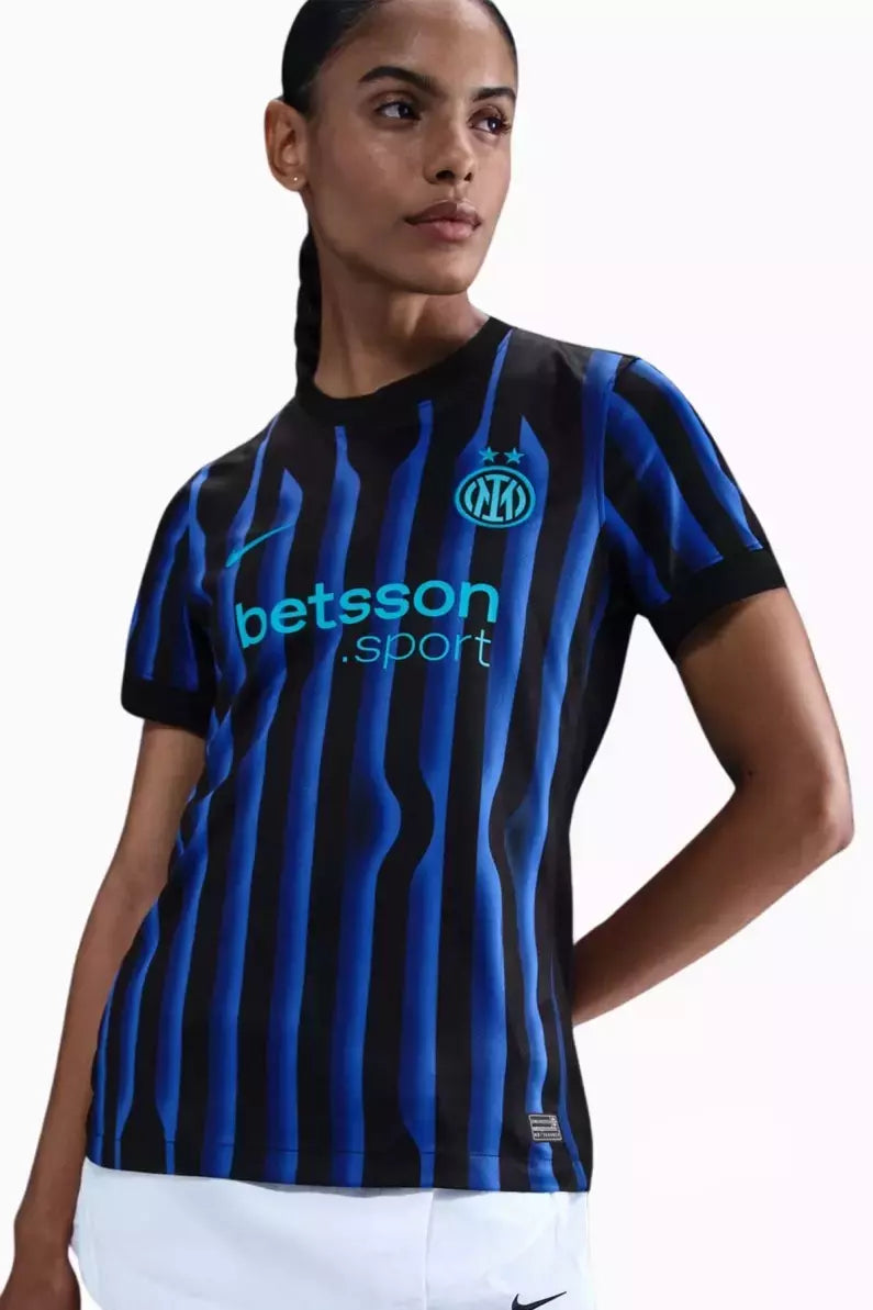 Inter de Milão Home 25/26 Feminino Nike - Azul e Preto