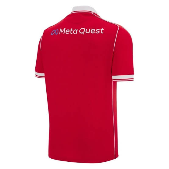 Wrexham Home 25/26 Torcedor Macron - Vermelho
