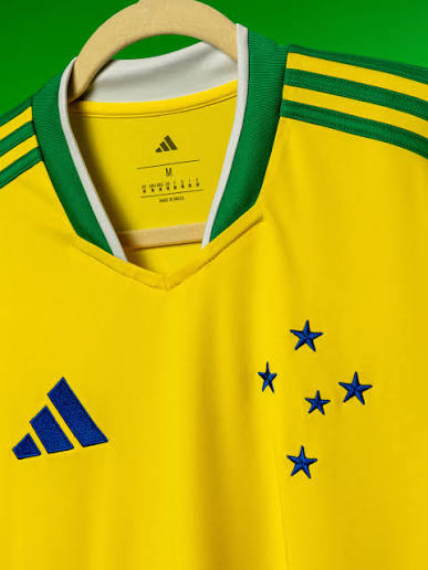 Cruzeiro Edição Especial Brasil 26/27 Adidas Torcedor Masculino - Amarela