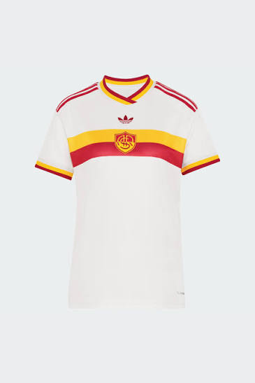 Roma Away 26/27 Feminina Adidas - Branco
