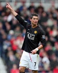 Manchester United Away Retro 2007 Nike Manga Longa - Preta